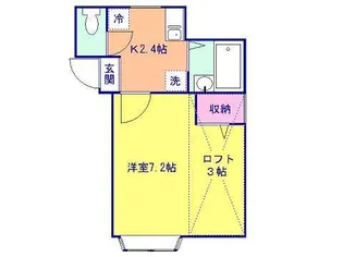 シュールベル【202号室】の間取り