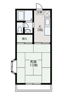 ロイヤルハイツ【102号室】の間取り