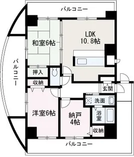 K・ステージ【0801号室】の間取り