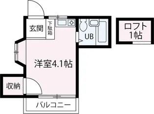 セゾン・リベリー【201号室】の間取り