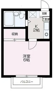 メゾン・セリーヌ【201号室】の間取り