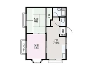 グリーンヒルズ【101号室】の間取り