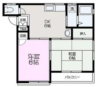 ジョイフルタウン【205号室】の間取り