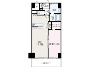 いちえもんレジデンス【402号室】の間取り