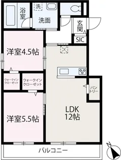 GENEROUS【302号室】の間取り