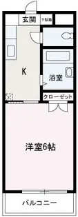 セゾンハイツ【202号室】の間取り