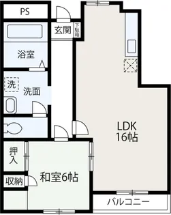 (S)ヌーボー アバンセ【101号室】の間取り