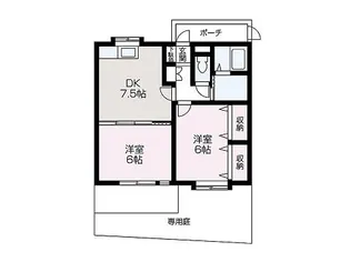 エル・シーネ【105号室】の間取り