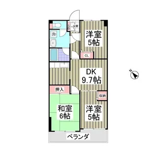 クリソベール本丸【4階】の間取り