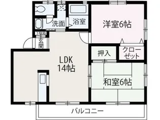 ウォールデンヒルズⅠ【202号室】の間取り
