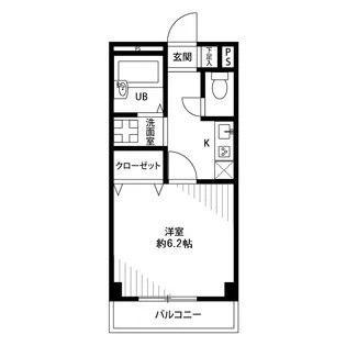アンプルール フェール T.U【1階】の間取り