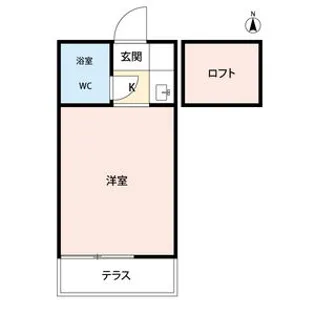 リバティーライフ志木【103号室】の間取り