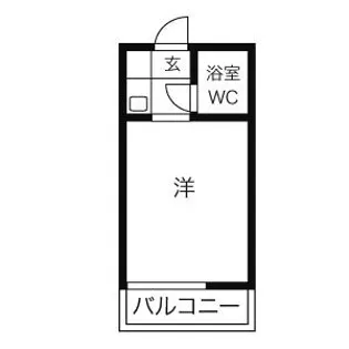 リバティーライフ志木【205号室】の間取り