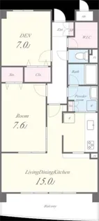 レアルコート【3階】の間取り