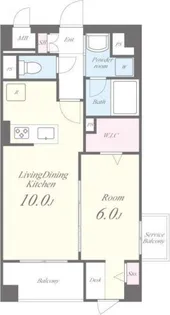 GARDEN COURT A 西高島平【3階】の間取り