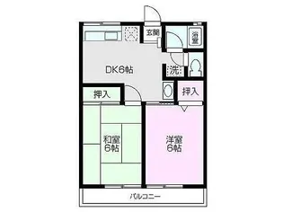 シティハイム KA【202号室】の間取り