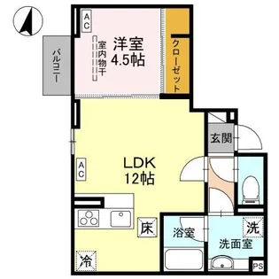 D-Sereno志木柏町【1階】の間取り