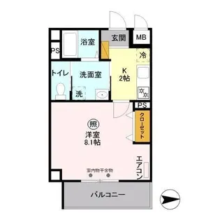 スフィア【3階】の間取り