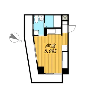 リエス千葉新宿【0701号室】の間取り