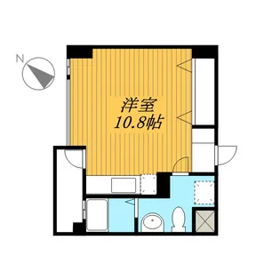 リエス千葉新宿【0507号室】の間取り