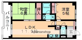 ファインビュー千葉【4階】の間取り