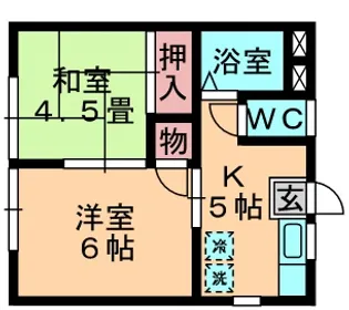 サマックス アルテール【1階】の間取り