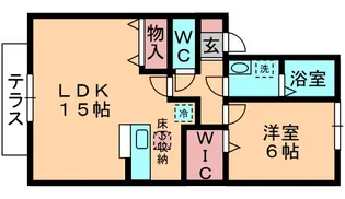カンパーニュ C【1階】の間取り