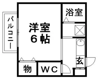 サニーハウスS【2階】の間取り