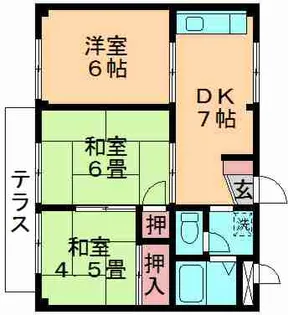 コーポみつわ台【1階】の間取り