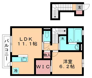 シルクガーデン【2階】の間取り