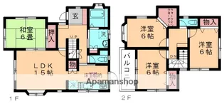 千葉県千葉市若葉区桜木8丁目【一戸建】の間取り