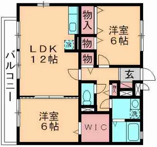 セジュール山の根【2階】の間取り