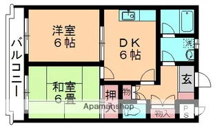 サンシティハイツつたえ【103号室】の間取り