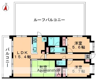 日神パレステージ高品公園【701号室】の間取り