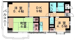 モデラートシティ【505号室】の間取り