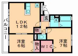 フレンドハウス23 A【2階】の間取り