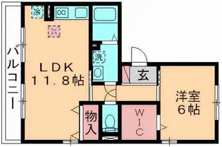 サキクサノ郷Ⅲ【1階】の間取り