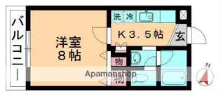 ヒカリマンション(SB)【202号室】の間取り