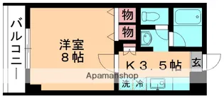 ヒカリマンション(SB)【203号室】の間取り