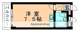 ミサクハイツ(SB)【103号室】の間取り