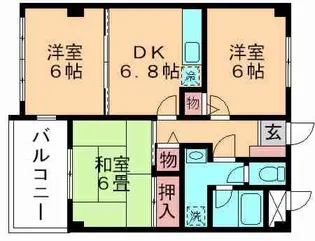 グラン・シャリオ【2階】の間取り