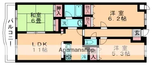 グランドステージ・コウB館【311号室】の間取り