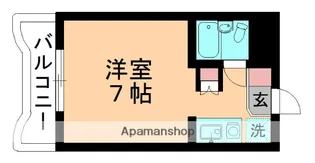 ラ・ペール【202号室】の間取り