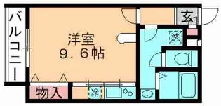クレール・シャンブル【1階】の間取り