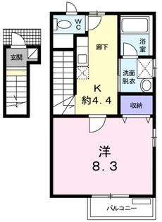 ちしろ台 Ⅲ【2階】の間取り