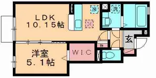 ラ・リアン A・B B棟【1階】の間取り