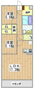 ルシエル【2階】の間取り