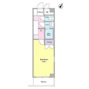 CASSIA東千葉【6階】の間取り