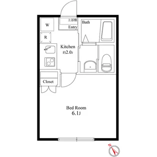 フォレストツインハウスⅡ A棟【0104号室】の間取り