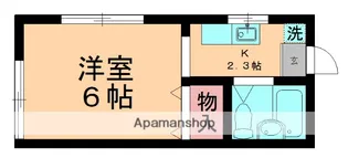 サラスバティー弁天【101号室】の間取り